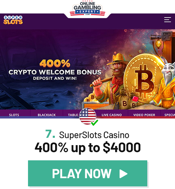 best online crypto casino superslots casino